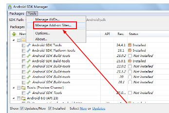 Win7ϵͳandroid sdk manager ûзΰ죿