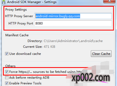 Win7ϵͳandroid sdk manager ûзΰ죿